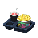 Popcorn-Snack-Set [Curry & Beerenlimo] (Gelb/Bunt)