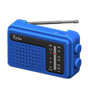 portable radio: (Blue) Blue / Black