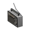 nearly busted radio: (Silver) Gray / Black