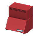 campana extractora [Rojo] (Rojo/Rojo)