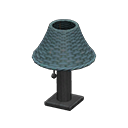 rattan table lamp: (Gray) Blue / Black
