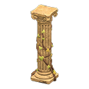 pilier décoratif vigne [Brun pâle] (Beige/Beige)