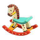 rocking horse: (Pop) Aqua / Red