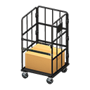 conteneur cage roulant [Noir] (Noir/Jaune)