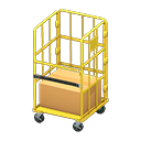 conteneur cage roulant [Jaune] (Jaune/Jaune)