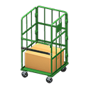 conteneur cage roulant [Vert] (Vert/Jaune)