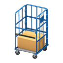 caged cart [Blue] (Blue/Yellow)