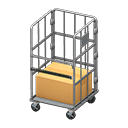 caged cart [Silver] (Gray/Yellow)