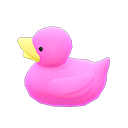 резиновая утка [Розовый] (Розовый/Желтый)