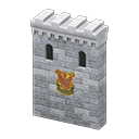 paramento medieval castillo [Gris] (Gris/Naranja)