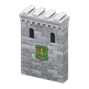 paramento medieval castillo [Gris] (Gris/Verde)