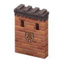 paramento medieval castillo [Marrón] (Marrón/Rojo)