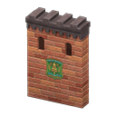 paramento medieval castillo [Marrón] (Marrón/Verde)