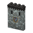 paramento medieval castillo [Gris oscuro] (Gris/Azul)