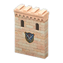 muraille de château [Beige rosé] (Rose/Bleu)