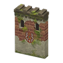 paramento medieval castillo [Oxidado] (Marrón/Rojo)