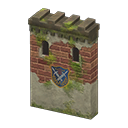 paramento medieval castillo [Oxidado] (Marrón/Azul)