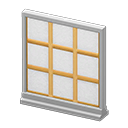 short simple panel [Light gray] (Gray/White)