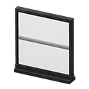 簡單低壁板 [黑色] (黑色/白色)