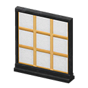 short simple panel [Black] (Black/White)