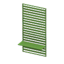 middelgroot houten scherm [Groen] (Groen/Groen)