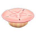 стол из ракушки [Розовый] (Розовый/Розовый)