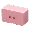 простой шкафчик [Розовый] (Розовый/Розовый)