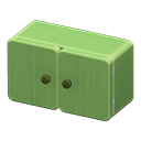 простой шкафчик [Зеленый] (Зеленый/Зеленый)