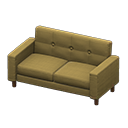 simple sofa [Brown] (Brown/Brown)