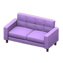 簡約沙發 [棕色] (棕色/紫色)