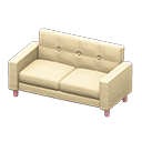 simple sofa [Pink] (Pink/White)