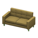 簡約沙發 [綠色] (綠色/棕色)