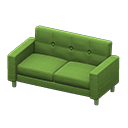 sofá simple [Verde] (Verde/Verde)
