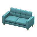 sofá simple [Verde] (Verde/Turquesa)