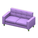 sofá simple [Verde] (Verde/Morado)