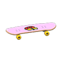 滑板 [粉红] (粉红/彩色)