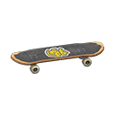 skateboard [Rouillé] (Noir/Jaune)