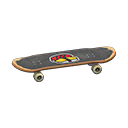 Skateboard [Rostig] (Schwarz/Bunt)
