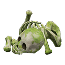 luguber skelet [Mossig] (Groen/Wit)
