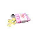 Snack [Paprikachips] (Gelb/Rosa)