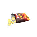 bolsa de picoteo [Patatas fritas] (Amarillo/Negro)