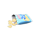 snack [Chips saveur crème] (Jaune/Bleu clair)