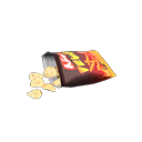 snack [Chips saveur crème] (Jaune/Noir)