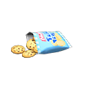 snack [Chocolate-chip cookies] (Beige/Aqua)