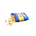 zakje chips [Kaassnacks] (Oranje/Blauw)
