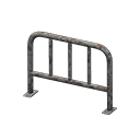 barrière en acier [Rouillé] (Gris/Gris)