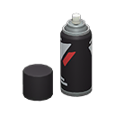喷雾罐 (灰色/黑色)