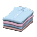 pila di vestiti (Blu chiaro/Rosa)