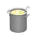 stewpot: (Cream stew) Gray / White