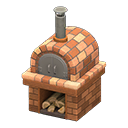 brick oven: (Brown) Brown / Gray